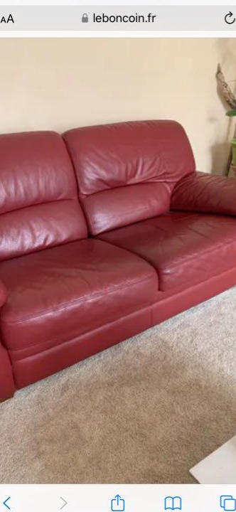 Canapé cuir