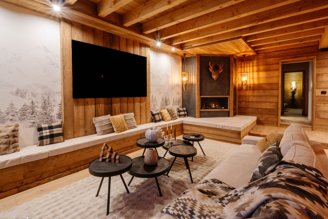 Chalet 5*, 14 personnes, au pied des pistes, avec Spa, Sauna, Hammam et Cinéma - SFL / Valmorel - Savoie
