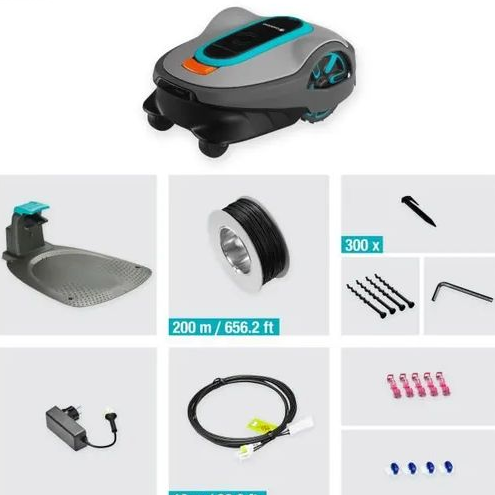 Robot tondeuse GARDENA - SILENO life 1000 - 1000 m² - bluetooth - Remis à neuf par SAV - Facture et garantie 10/2026
