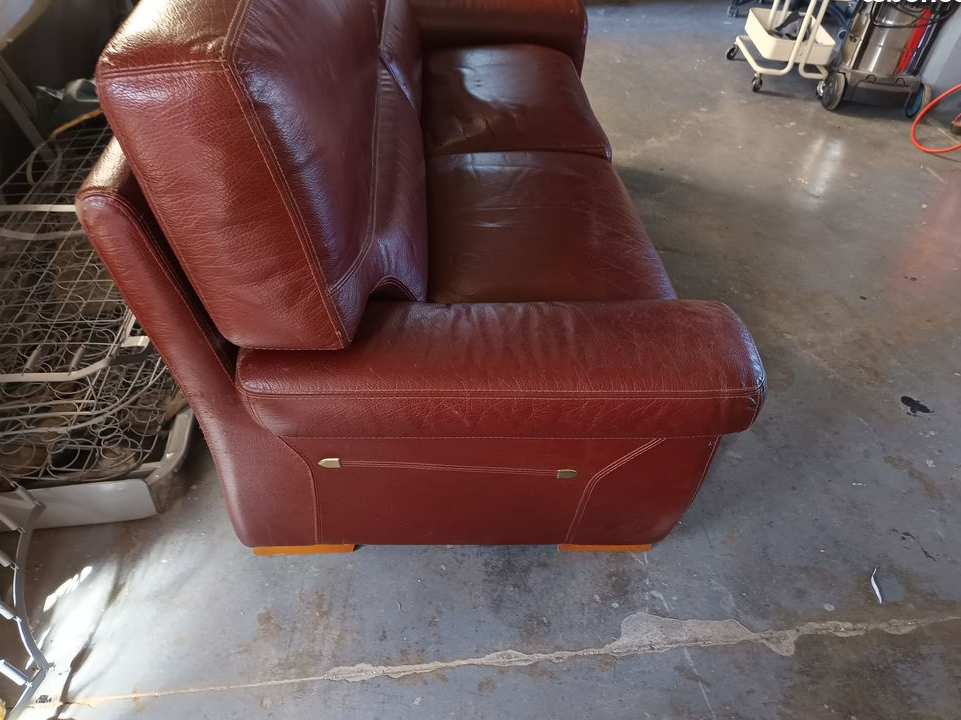 Canapé cuir non convertible