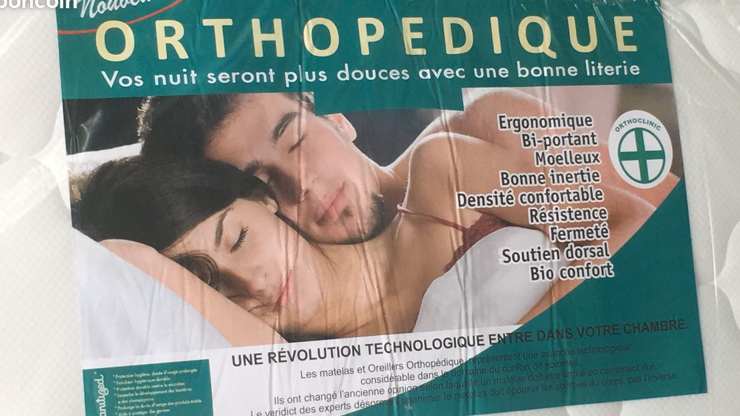 NEUF Ensemble de Literie Orthopédique 140x190⁪⁭‌⁪⁮​‍⁫⁢⁯⁢⁪⁮⁭⁭