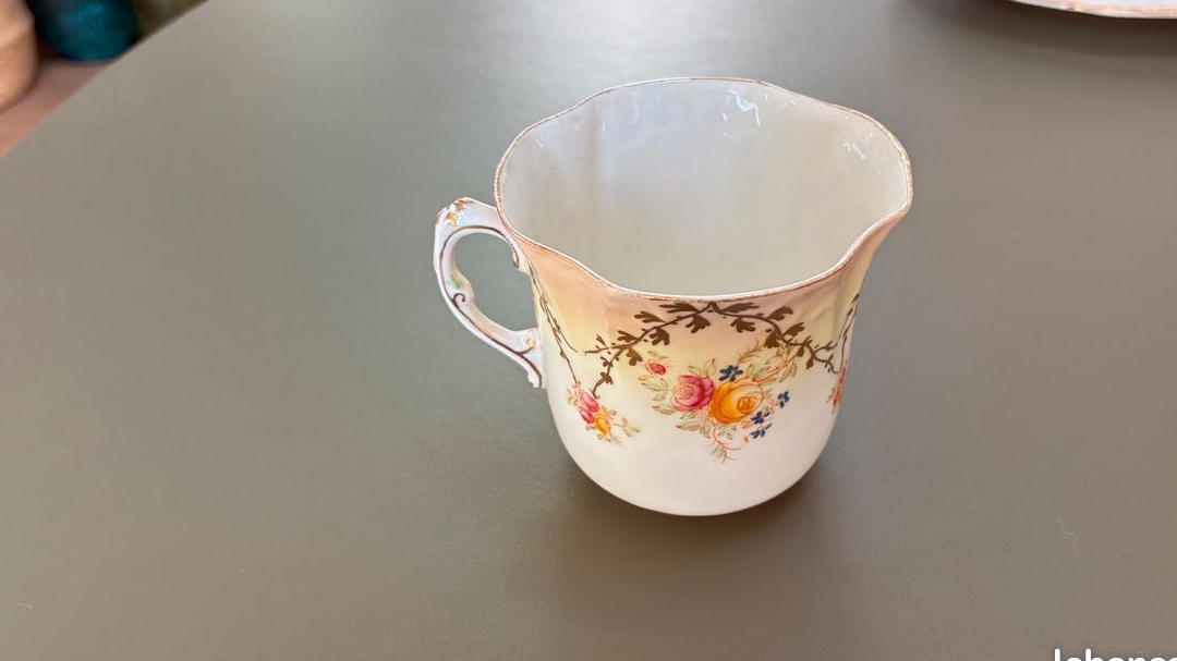 Service à Café / Thé / Dessert en porcelaine anglaise de la fin du 19 ème siècle