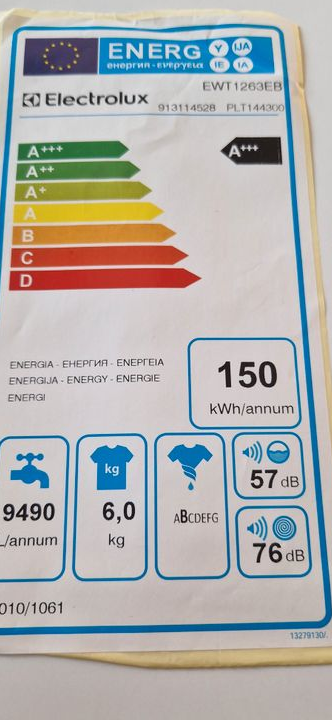 Machine a laver electrolux