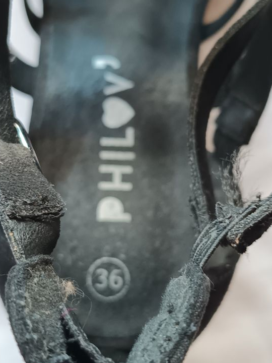 Nu-pieds à talons compenser ( 36 )