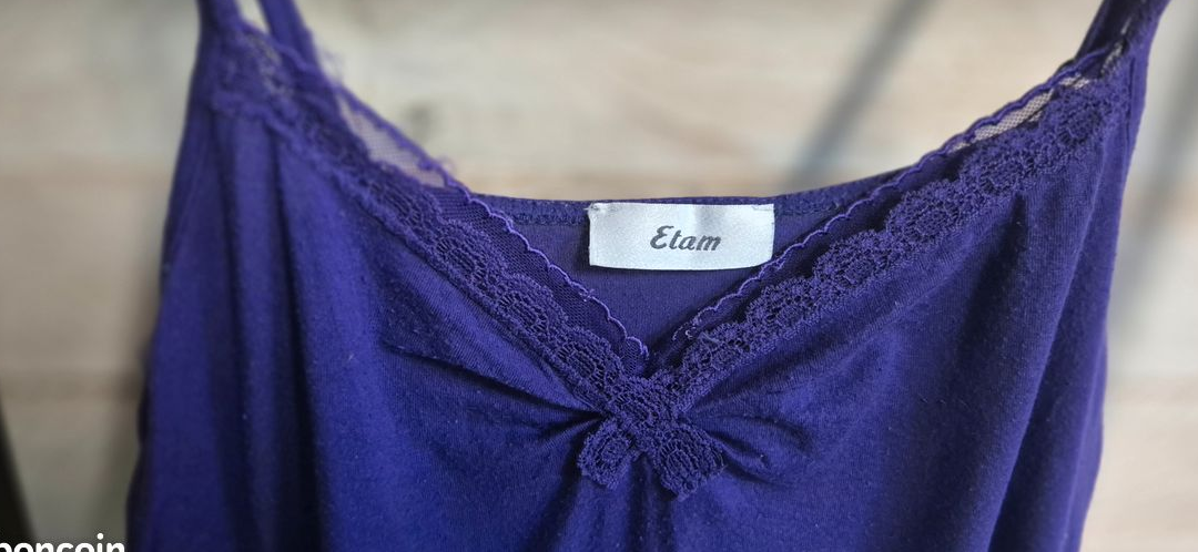 Débardeur Femme violet Etam Taille 38
