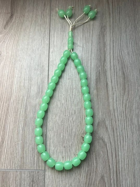 Tasbih / Chapelet Musulman – Entièrement Vert – Prière / Décoration