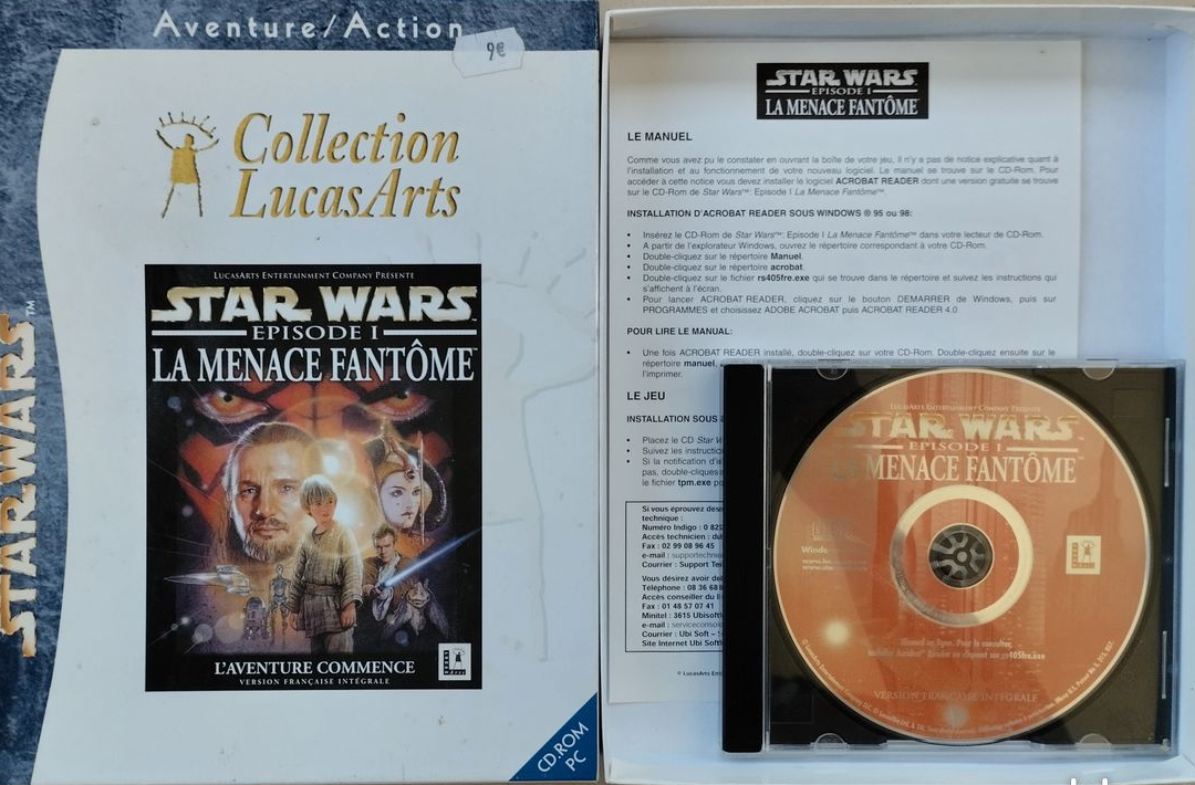 PC - Star Wars Episode I La Menace Fantôme Big Box