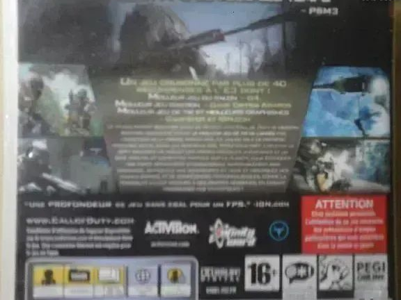 NOTÉ 17/20 PAR JEUXVIDEO_COM ET AVEC + DE 40 RÉCOMPENSES À L'E3 DONT MEILLEUR JEU DU SALON, DE SHOOT ET D'ACTION, MEILLEURS GRAPHISMES : CALL OF DUTY 4 SUR PS3. 1 à 4 JOUEURS MÊME HORS LIGNE
