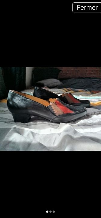 Chaussures femme en cuir en 39