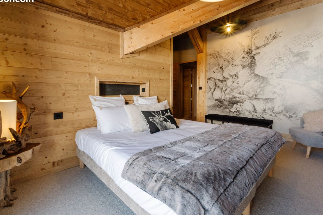 Chalet 5*, 14 personnes, au pied des pistes, avec Spa, Sauna, Hammam et Cinéma - SFL / Valmorel - Savoie