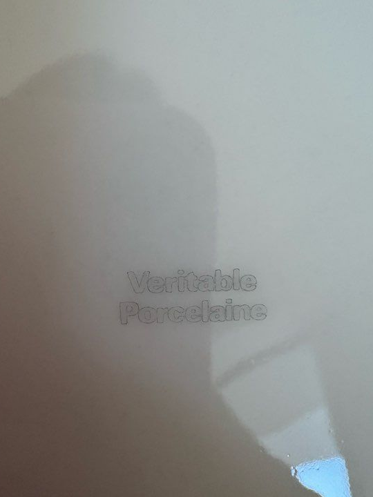 6 assiettes porcelaine arbres fleurs