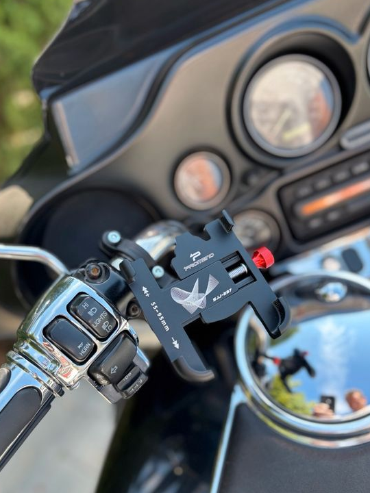 🛵 Support téléphone guidon – aluminium premium pour conduite sûre