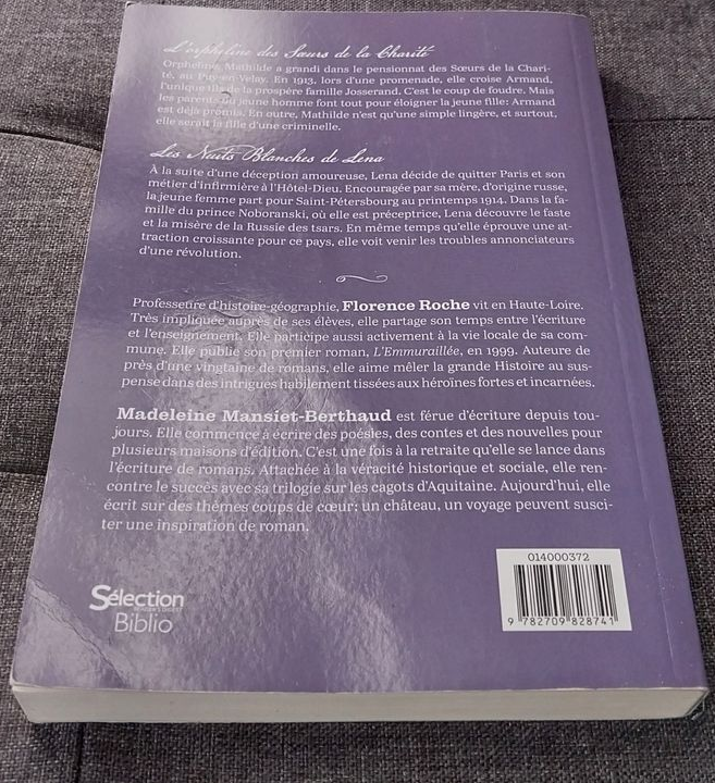 L'orpheline des soeurs de la charité - les nuits blanches de Lena - collection biblio n°5 et n°135 - sélection destins de battantes (1 volume)