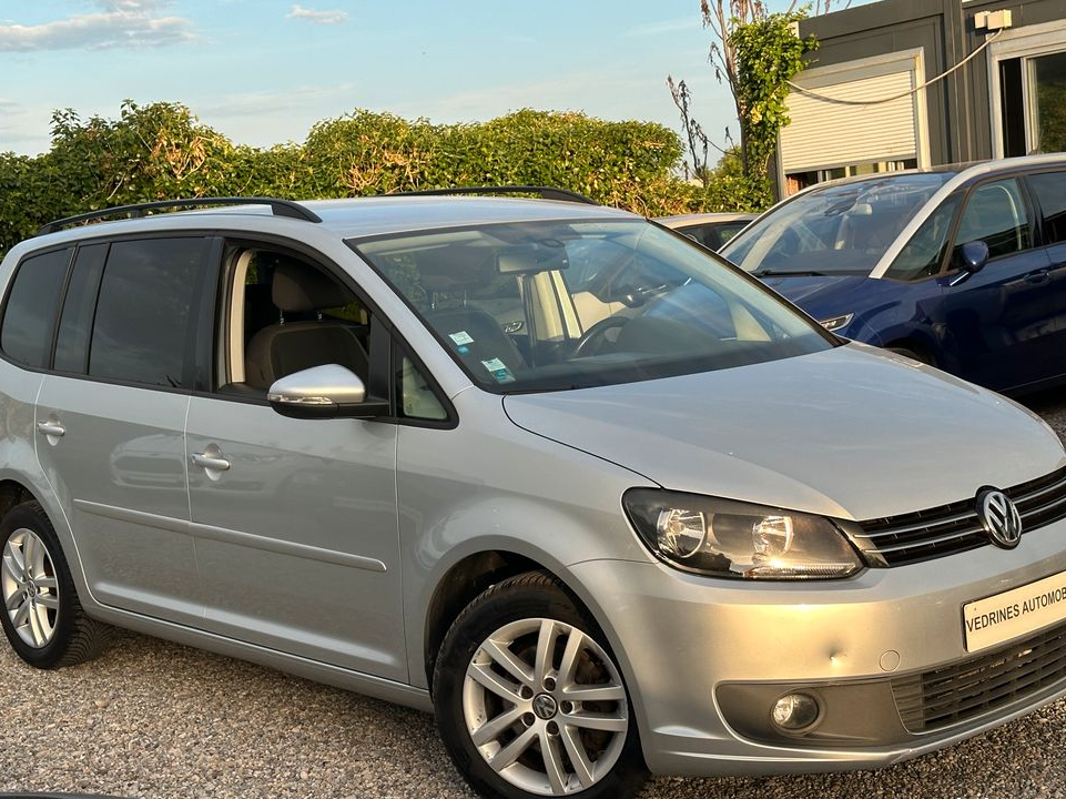 Volkswagen touran 1.6 tdi 105cv 7 places bvm6 gris alu