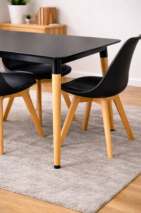 🔥 Table à Manger + 4 chaises Scandinave NEUVE 🔥