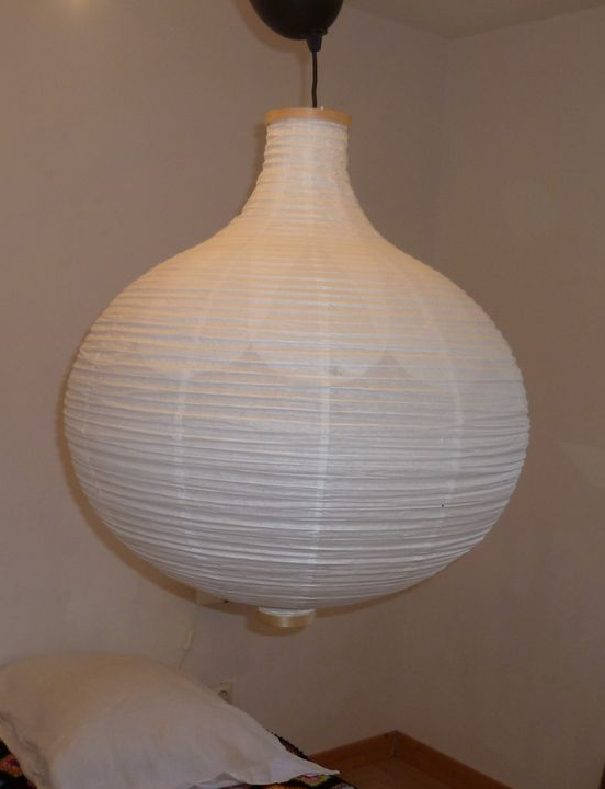 Luminaire suspension style lampion japonais 60 cm