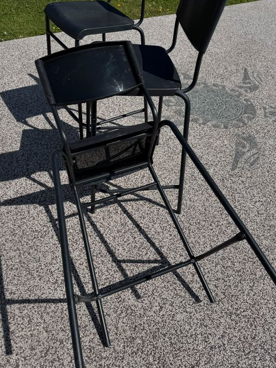 Lot de 3 chaises de bar