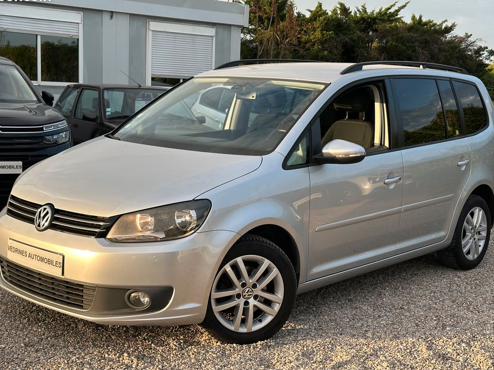 Volkswagen touran 1.6 tdi 105cv 7 places bvm6 gris alu