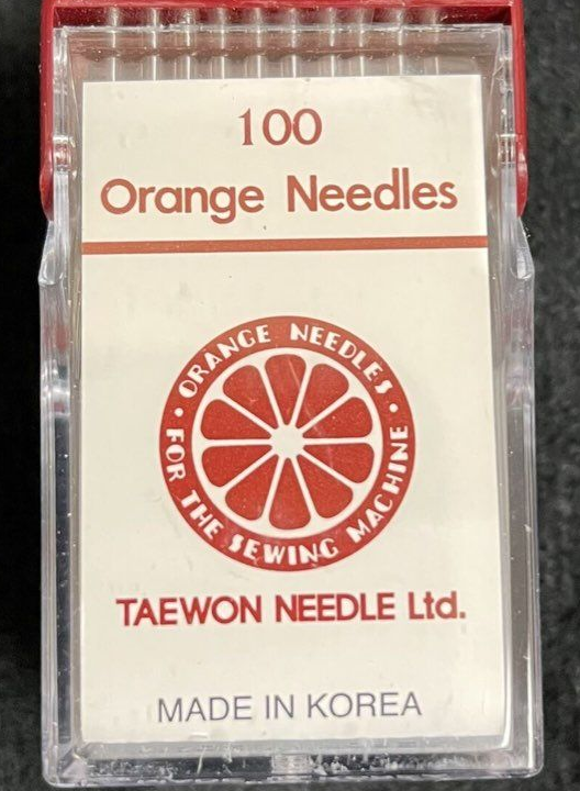 100 aiguilles à coudre orange - aiguille Taewon - DP x 17 - 135 x 17 - 2167 - Gr