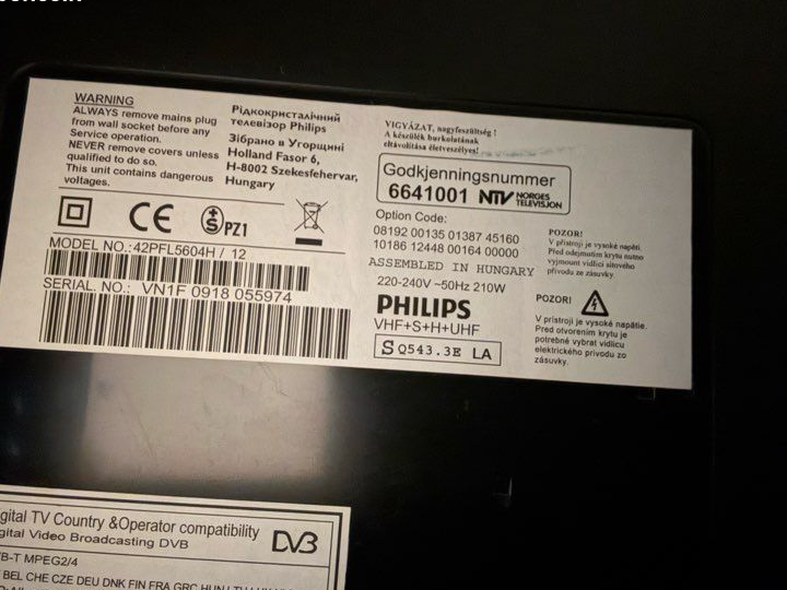 V Philips 42FL5604H/12