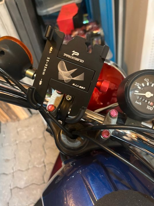 🛵 Support téléphone guidon – aluminium premium pour conduite sûre