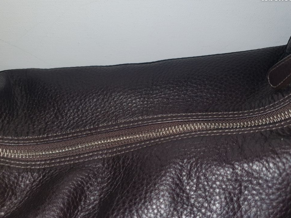 Magnifique sac hobo Furla cuir grainÃ© chocolat