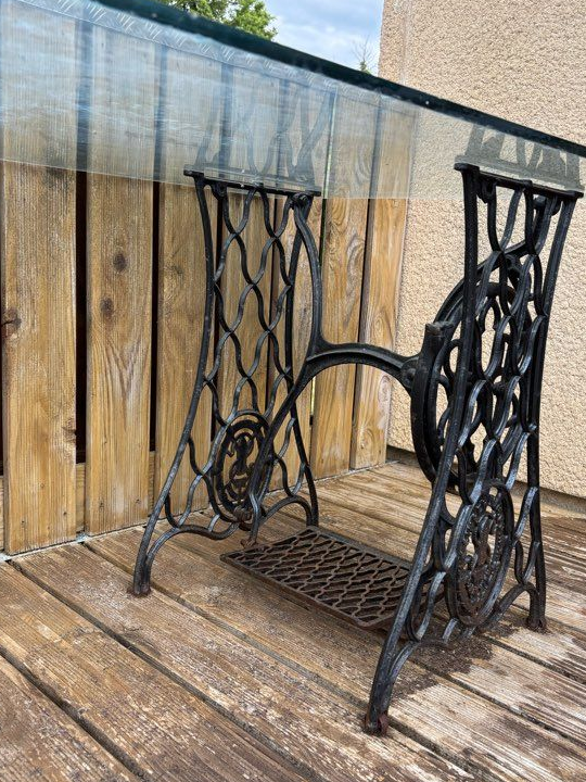 Table vitrée d’extérieur