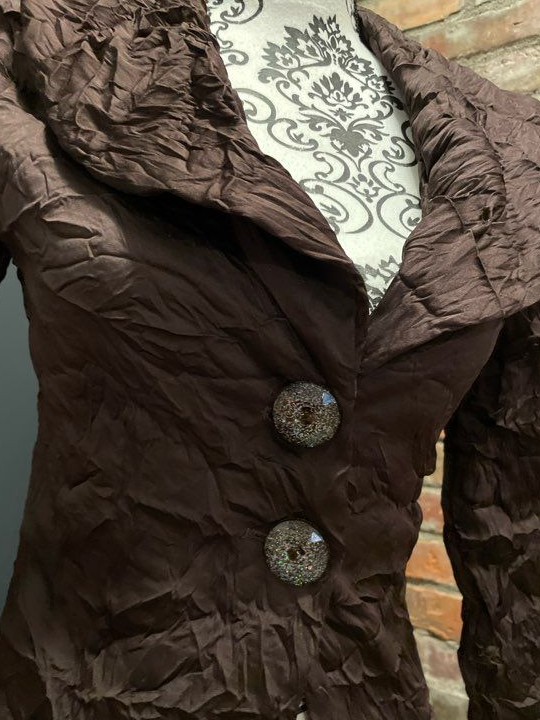 Veste jeans legatte brune taille 38 comme neuve