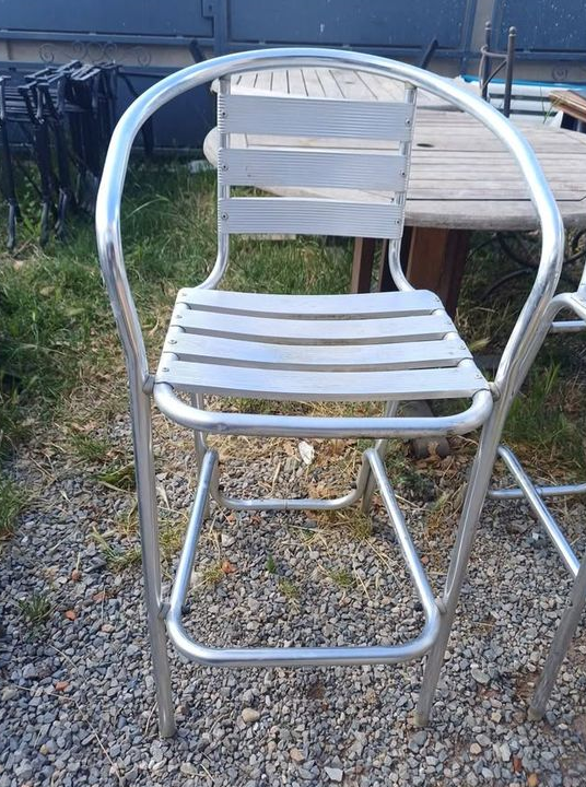 Tabourets de bar aluminium