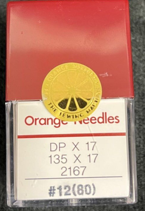 100 aiguilles à coudre orange - aiguille Taewon - DP x 17 - 135 x 17 - 2167 - Gr