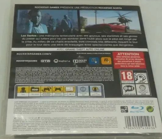 BRADÉ À 4euros. À SAISIR : BRAQUAGES SURVOLTÉS AVEC FUSILLADES MONSTRUEUSES, BOITIER AVEC JAQUETTE + JEU PS3 