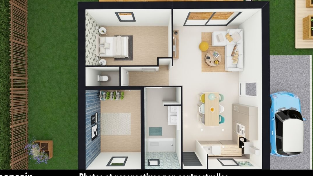 Maison 49 m² Teille
