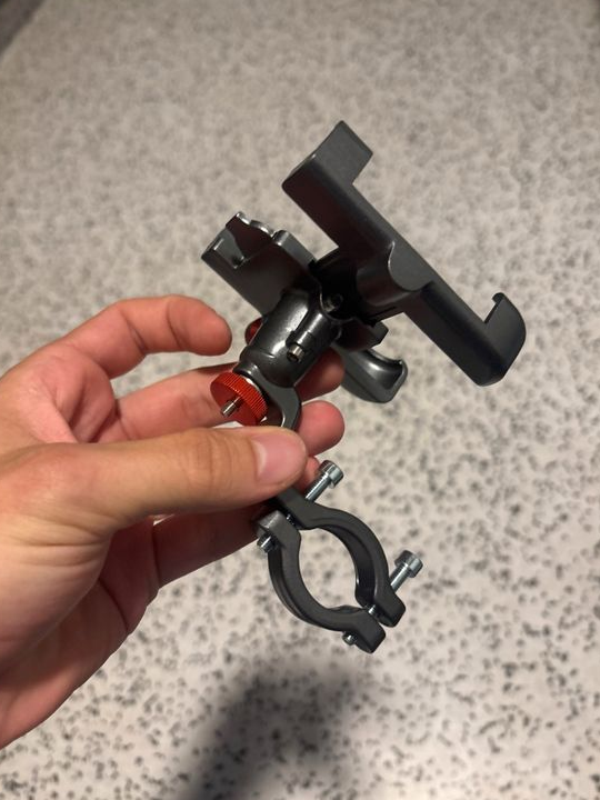 🛵 Support téléphone guidon – aluminium premium pour conduite sûre