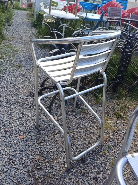 Tabourets de bar aluminium