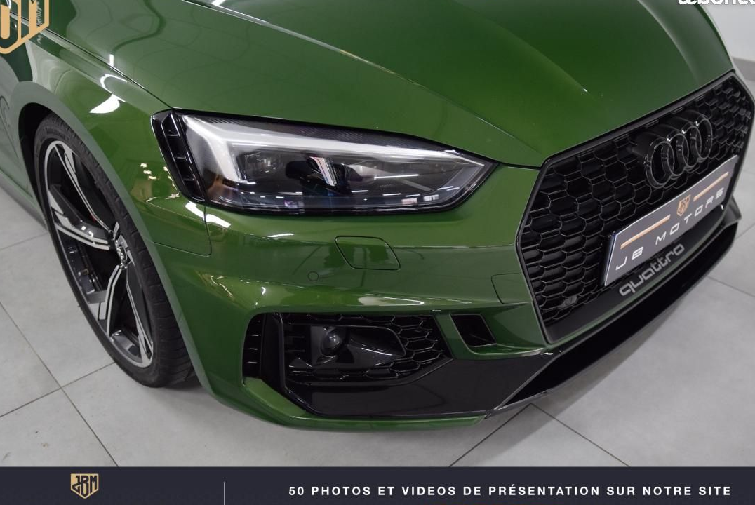 Audi RS5 Sportback V6 2.9 TFSi 450 Tiptronic 8 Quattro AUDI EXCLUSIVE Immat France Pas de malus