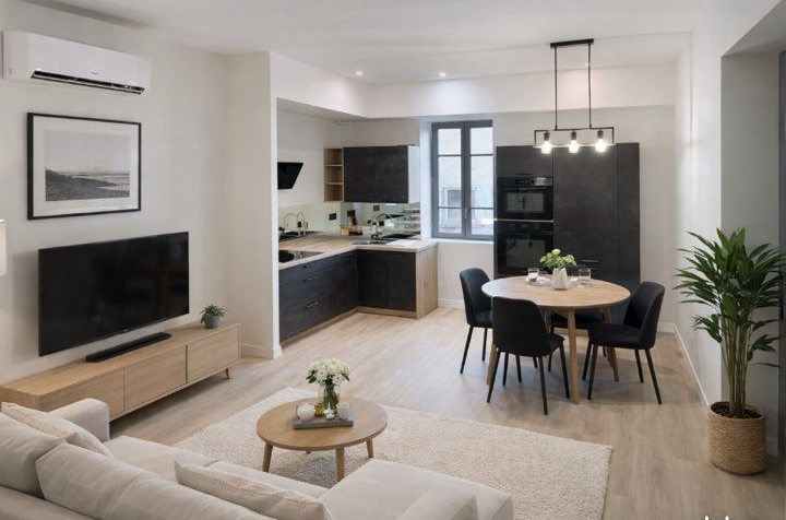 Duplex T3 54 m2 - Entrée indépendante- Proche gare - Climatisé - Faibles charges