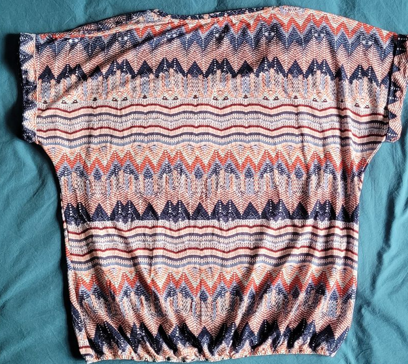 T-shirt blouse multicolore Christine Laure – Taille 3