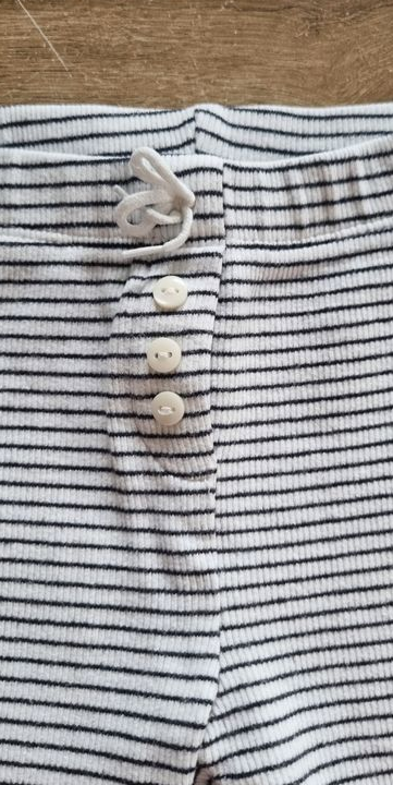 Legging côtelé rayé 24 mois