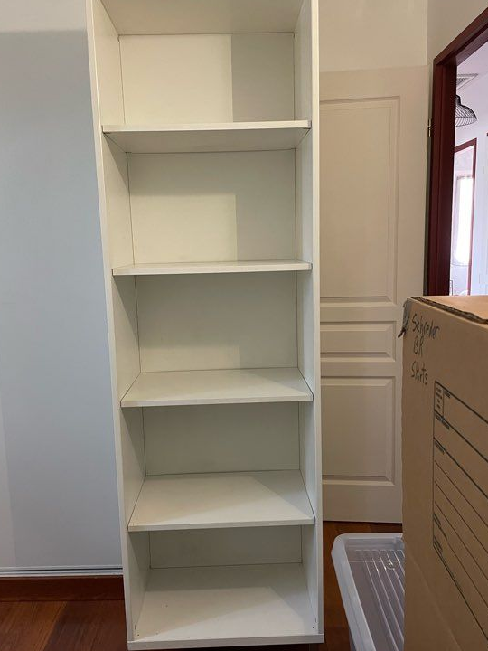 Bibliothèque / étagère blanche 5 niveaux